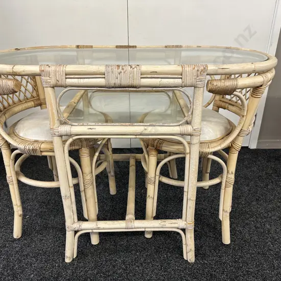 Cane & Glass Nesting Patio Suite