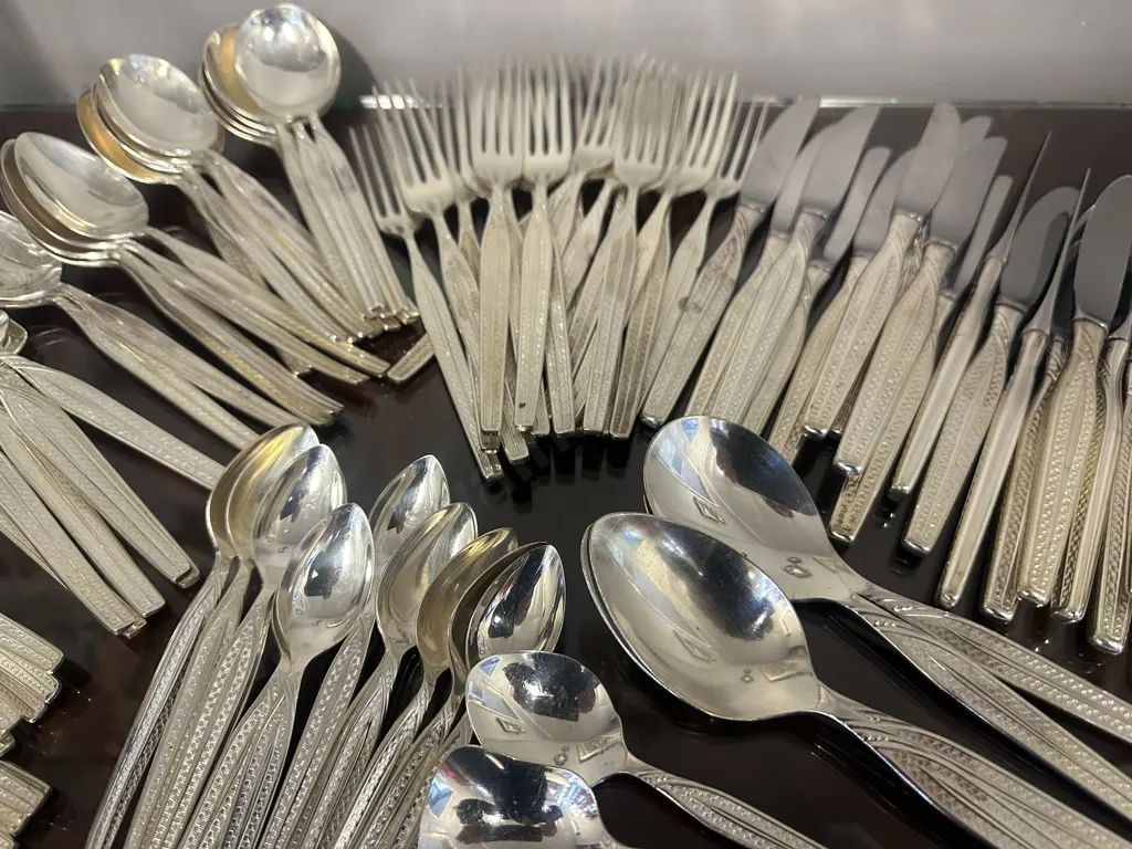 Large Selection Of Vintage Grosvenor 'Flamenco' Flatware  Image 1++