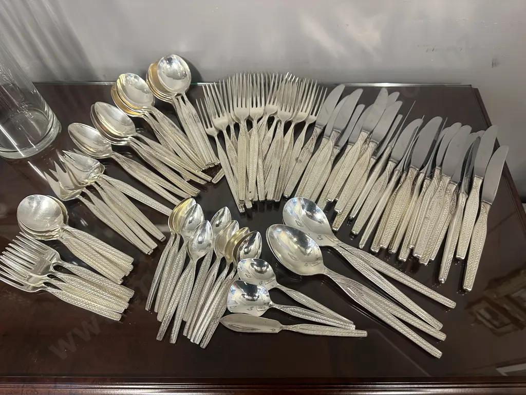Large Selection Of Vintage Grosvenor 'Flamenco' Flatware  Image 1++