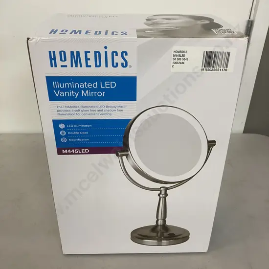 Homedics Illuminated LED Vanity Mirror - M445LED, Boxed