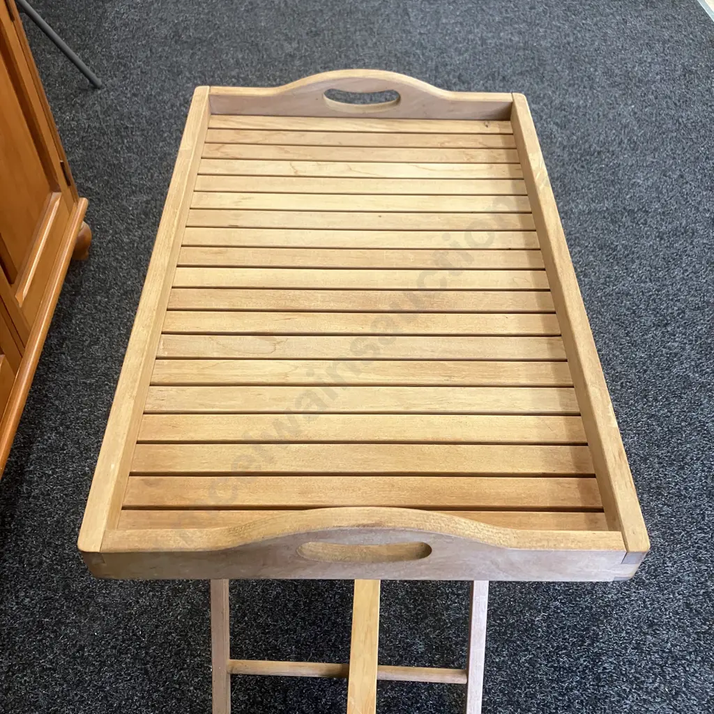 SOMERSET Butlers Tray Table With Stand Image 1++