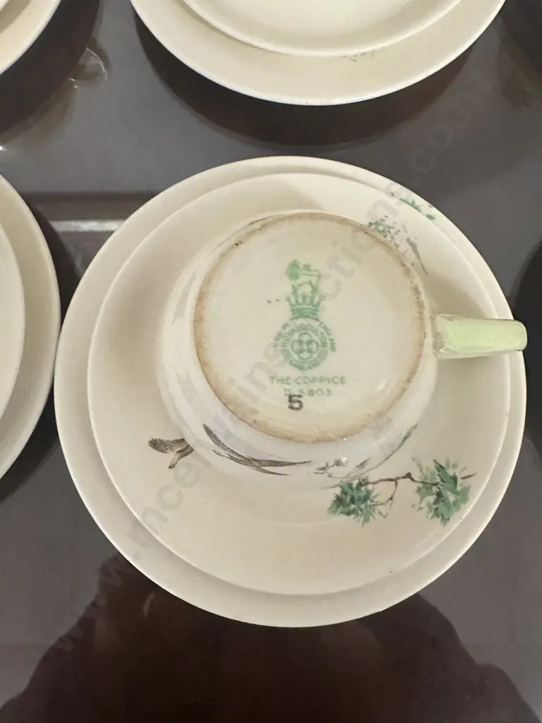 Vintage Royal Doulton 'The Coppice' Trios x6 #D5803 Image 1++