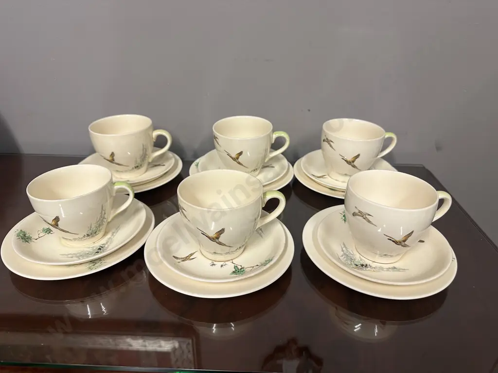 Vintage Royal Doulton 'The Coppice' Trios x6 #D5803 Image 1++
