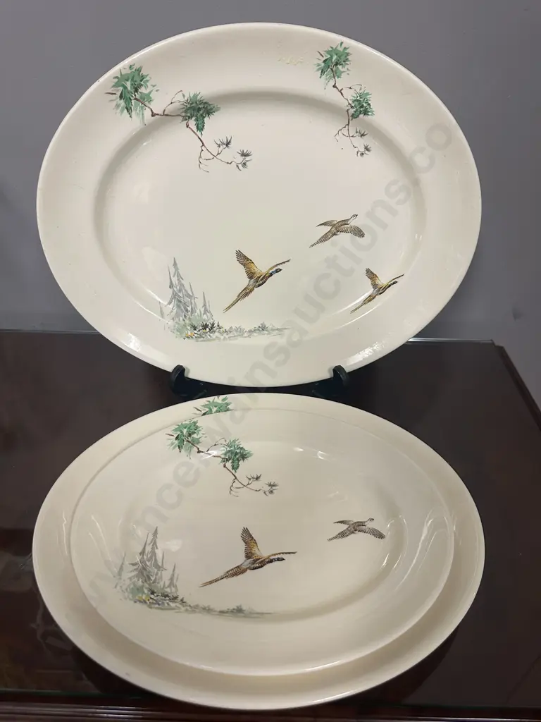 Vintage Royal Doulton 'The Coppice' Oval Serving Platters x3 Graduated Sizes  Image 1++