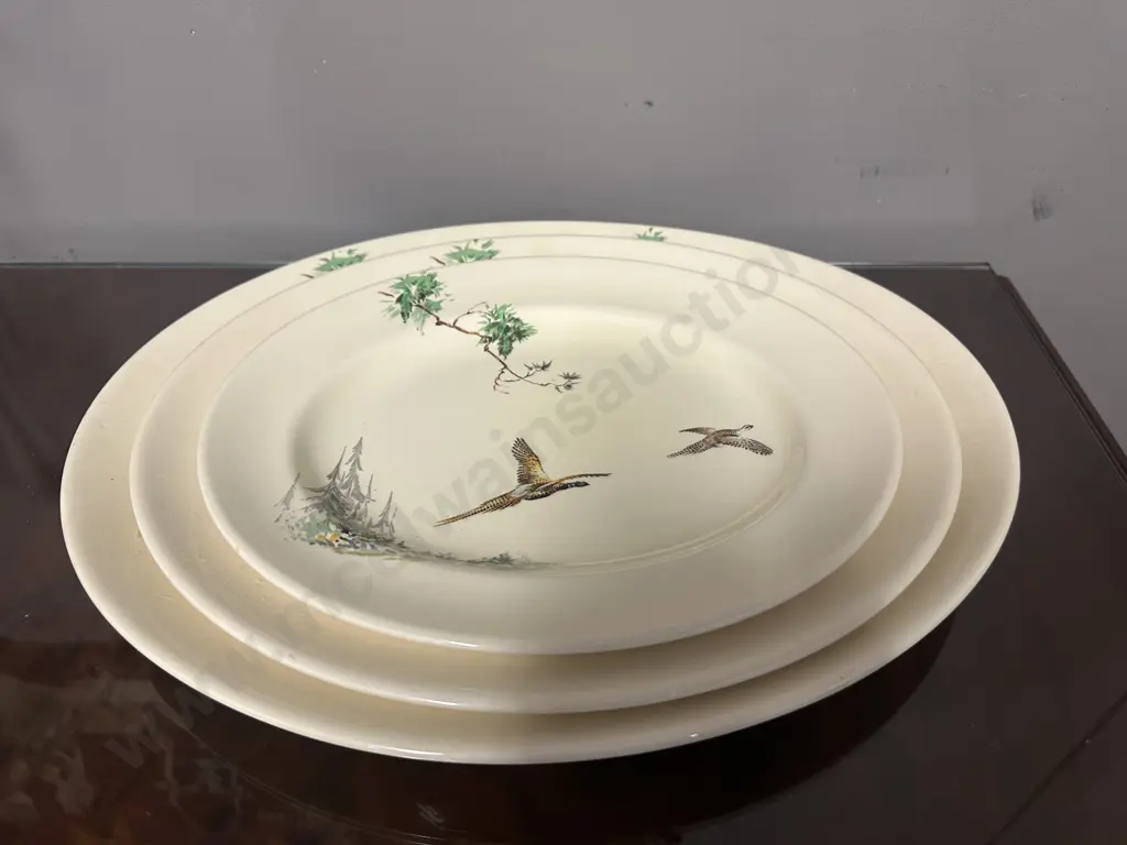 Vintage Royal Doulton 'The Coppice' Oval Serving Platters x3 Graduated Sizes  Image 1++