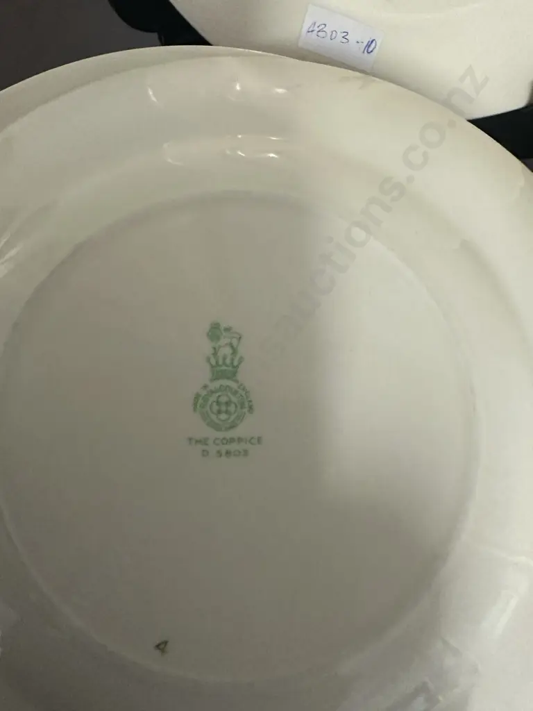 Vintage Royal Doulton 'The Coppice' Entree Plates x11 Image 1++