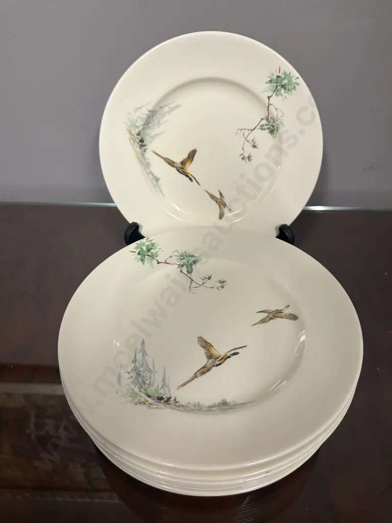 Vintage Royal Doulton 'The Coppice' Entree Plates x11 Image 1++