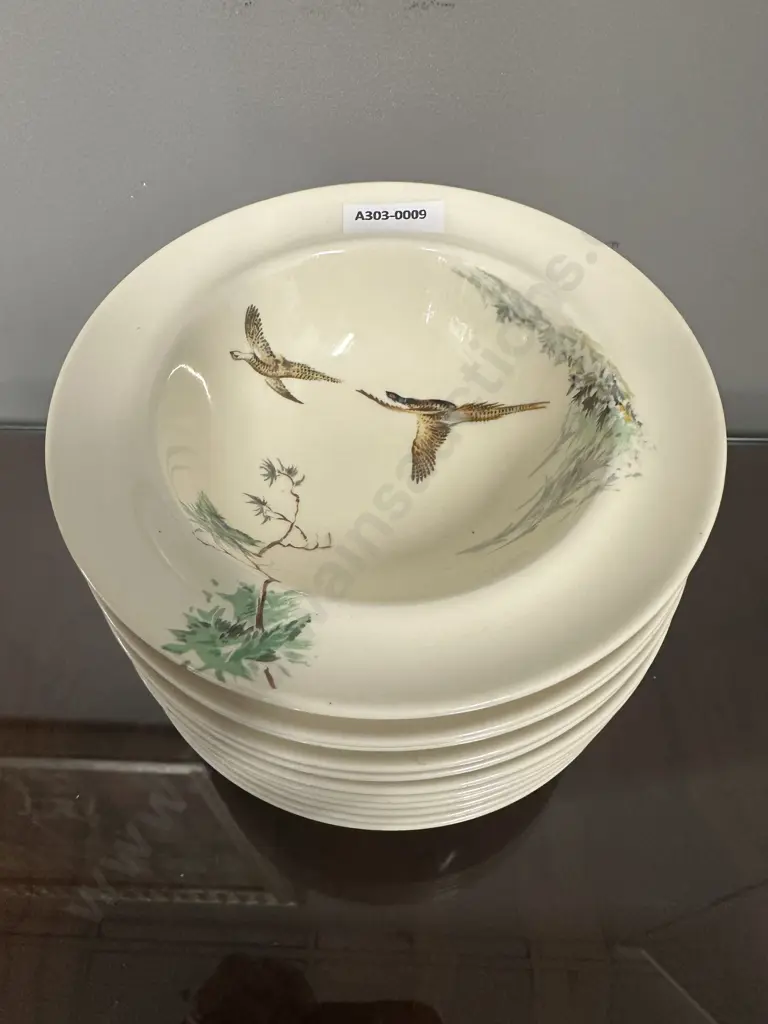 Vintage Royal Doulton 'The Coppice' Desert Bowls x12 #D5803 Image 1++