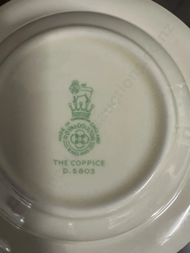 Vintage Royal Doulton 'The Coppice' Desert Bowls x12 #D5803 Image 1++