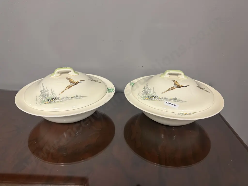 Vintage Royal Doulton 'The Coppice' Lidded Serving Dishes #D5803  Image 1++