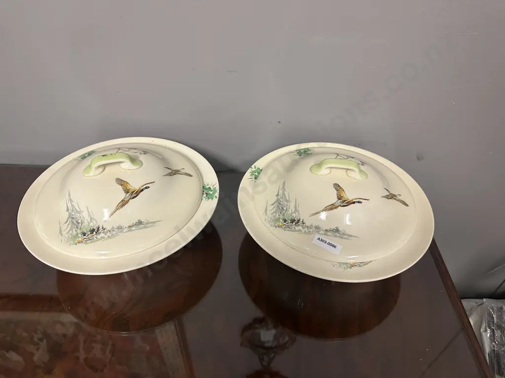 Vintage Royal Doulton 'The Coppice' Lidded Serving Dishes #D5803  Image 1++