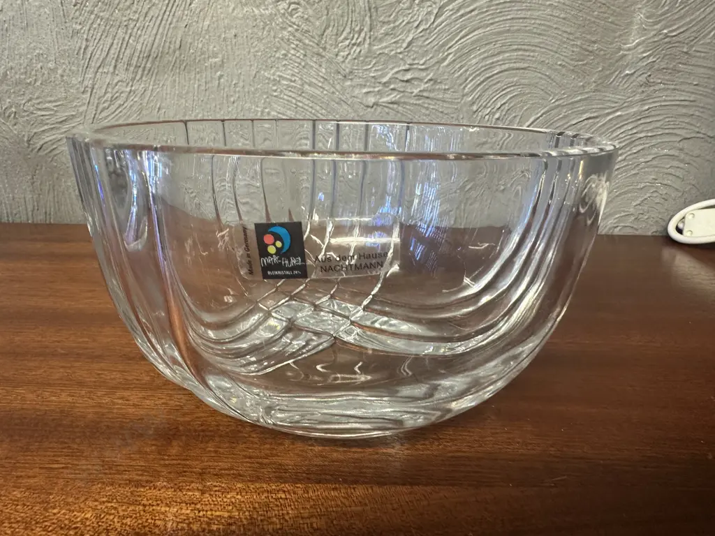 Nacht Marc Aurel Glass Bowl H10,Dia18cm. Image 1++