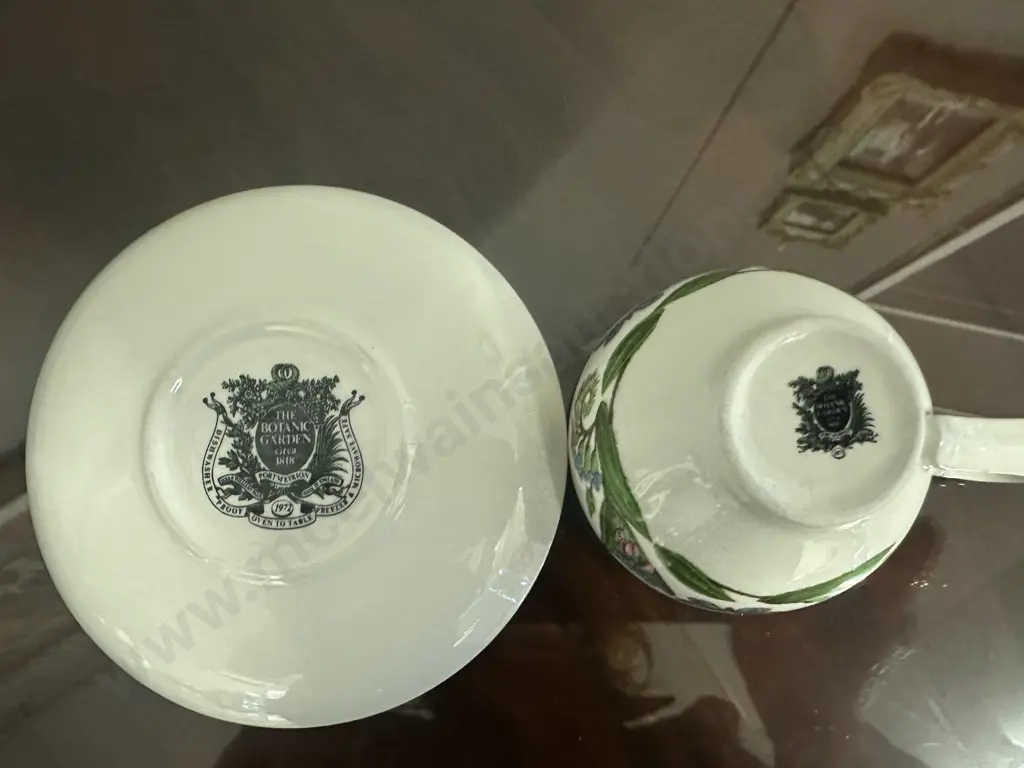 Portmeirion Botanic Garden Espresso Duos & 1x Extra Saucer Image 1++