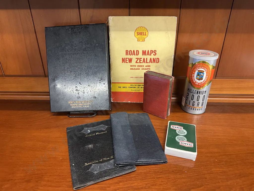 Vintage Items Including Post Office Savings Bank, Motorist First Aid Case Etc  Image 1++