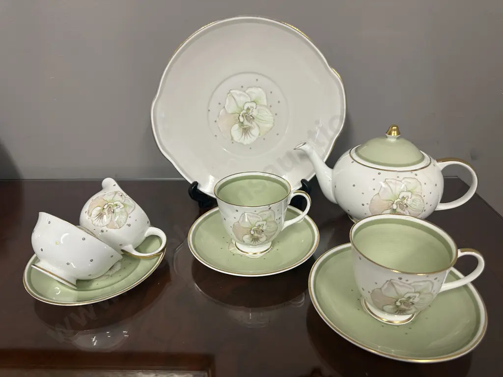 Susie Cooper Azalea Tea Ware Repair To Teapot Image 1++