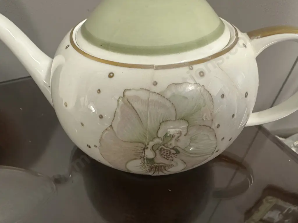 Susie Cooper Azalea Tea Ware Repair To Teapot Image 1++