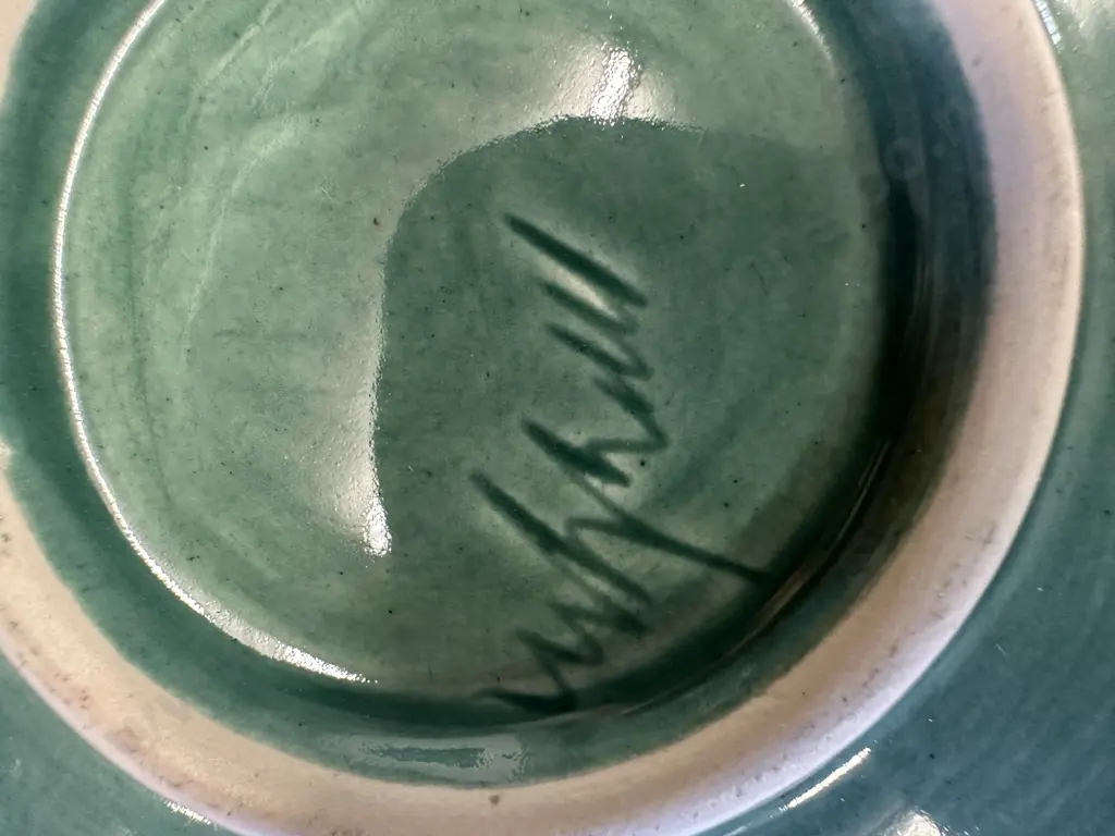 Vintage Green Pottery Tea Ware  Image 1++