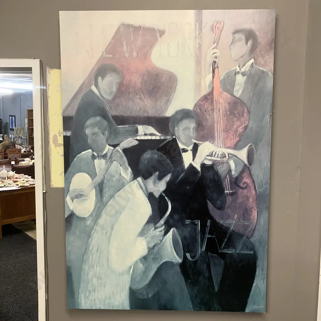 Micheal Dominguez "New York Jazz" Art Print. 99 x 68cm Image 1++