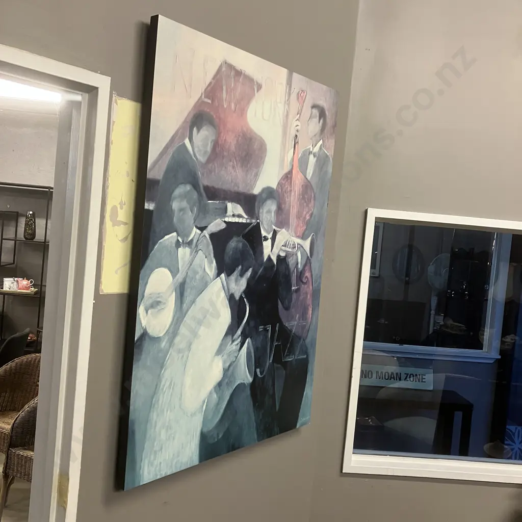 Micheal Dominguez "New York Jazz" Art Print. 99 x 68cm Image 1++