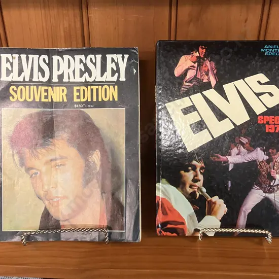 Vintage 1977 Elvis Presley Souvenir Edition Magazine & Elvis Presley Special 1979 Annual (Sold With -015)