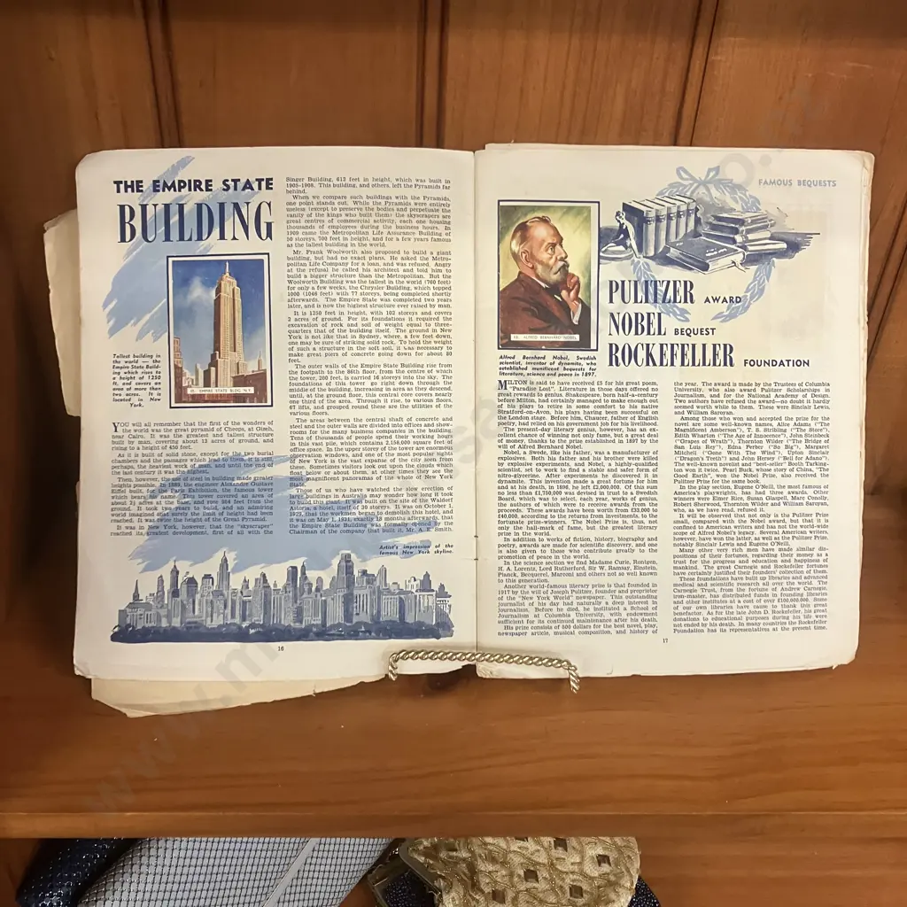 1951 Weetbix Sanitarium The Wonder Book Of General Knowledge VOL. 5 Album with 60 of 60 Cards Image 1++