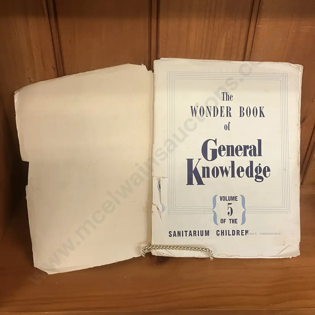 1951 Weetbix Sanitarium The Wonder Book Of General Knowledge VOL. 5 Album with 60 of 60 Cards Image 1++