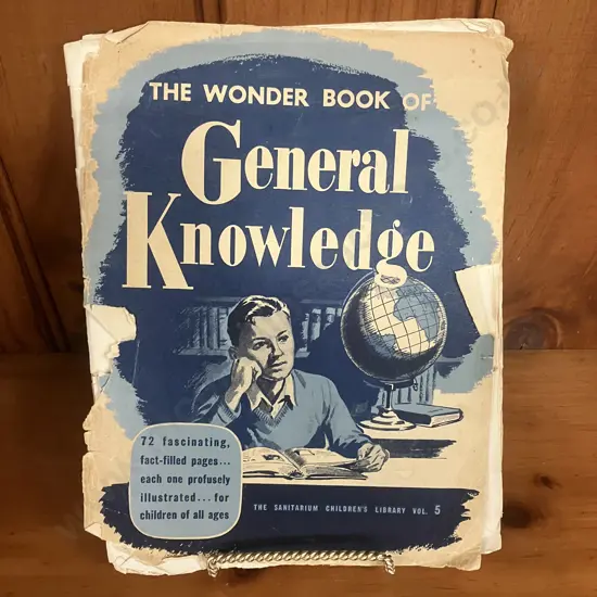 1951 Weetbix Sanitarium The Wonder Book Of General Knowledge VOL. 5 Album with 60 of 60 Cards