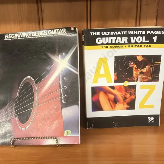 The Ultimate White Pages Guitar Vol.1 Alfred Publishing & Beginning Blues Guitar  - Arlen Roth 1987