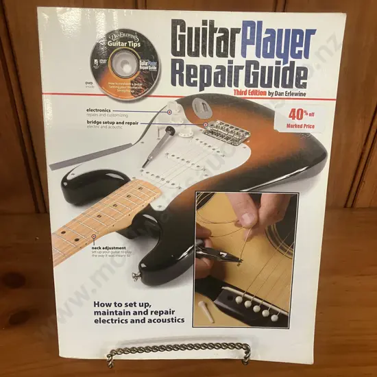 The Guitar Player Repair Guide 3rd Revised Edition- Dan Erlewine, Backbeat Books 2007, With DVD