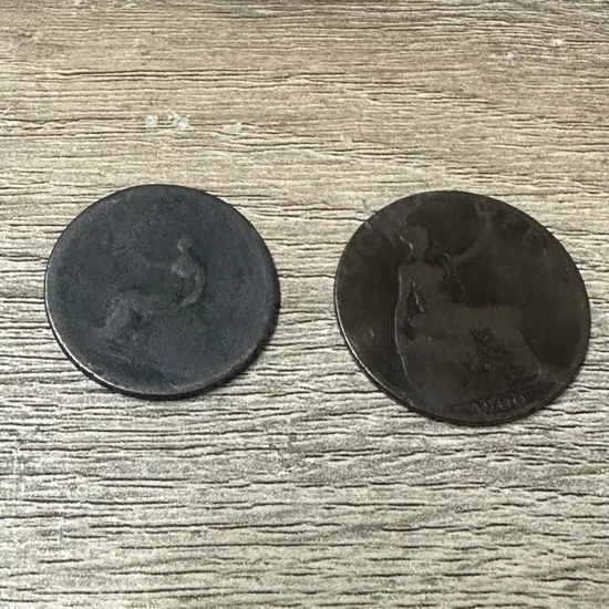 Antique Coins Including Great Britain Victoria Penny 1900
