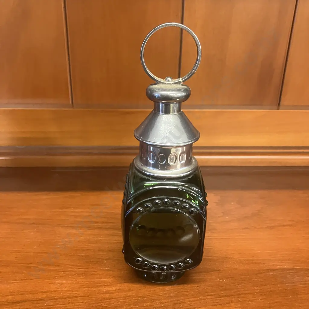 Vintage Avon Bottles - Domino Decanter, Phili Derringer, 1876 Mason Works Train, Ships Lantern & Faberge Brut Bottle Image 1++