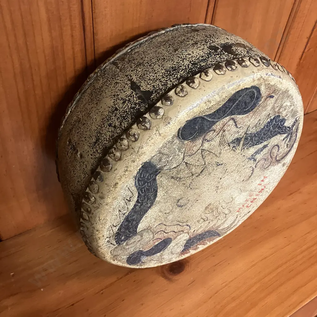Vintage Chinese Double Sided Drum (AF) Image 1++