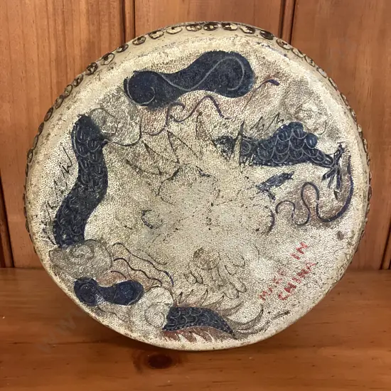 Vintage Chinese Double Sided Drum (AF)