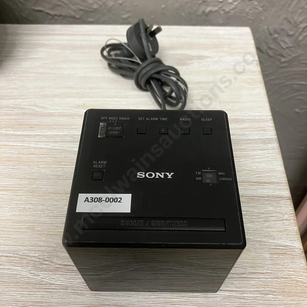 Sony ICF-C1 Alarm Clock Radio LED Black Image 1++