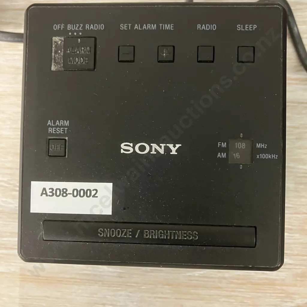 Sony ICF-C1 Alarm Clock Radio LED Black Image 1++