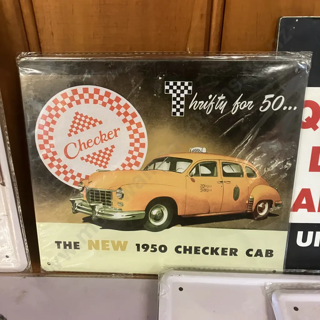 Assorted Tin Signs Image 1++