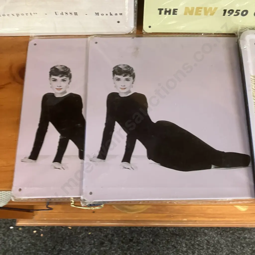 Assorted Tin Signs Image 1++