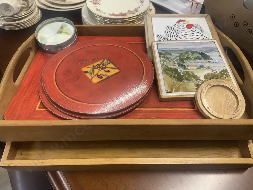 Wooden Trays, Placemats, Coasters Etc Image 1++