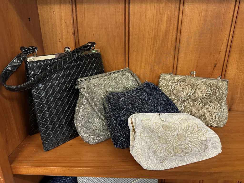Vintage Clutch & Handbag Including Beaded Image 1++