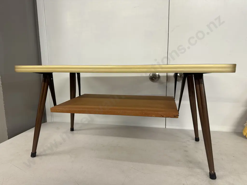 Retro Coffee Table Two Tier H39,W81,D40cm. Image 1++