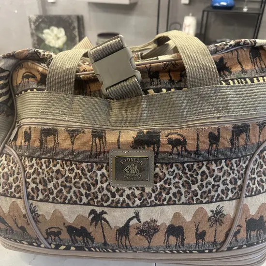 Pioneer Express African Themed Expandable Travel Bag On Wheels