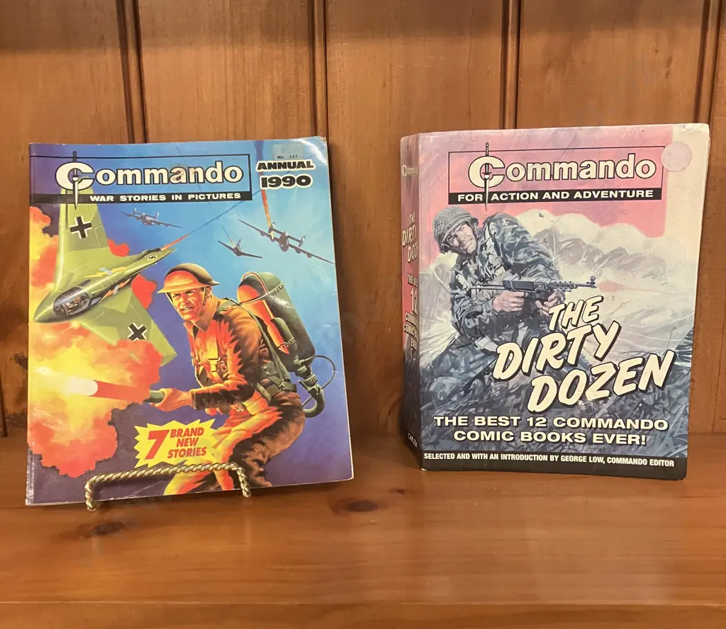 Commando The Dirty Dozen & Commando Annual 1990 Image 1++
