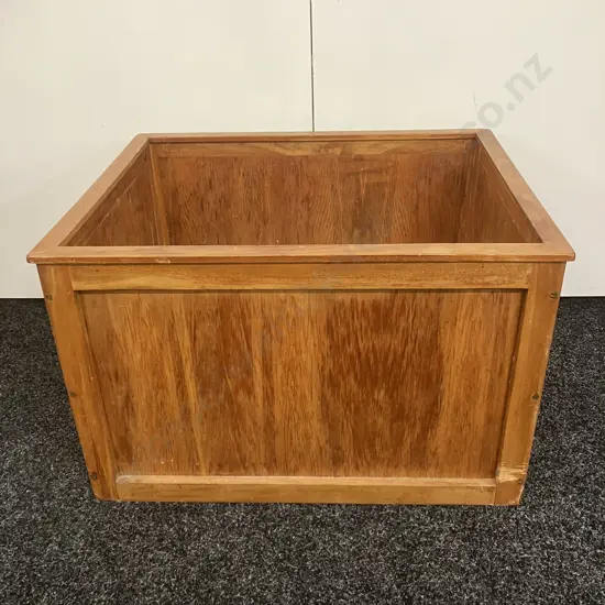 Wooden Toy Box. H41 W65 D52cm