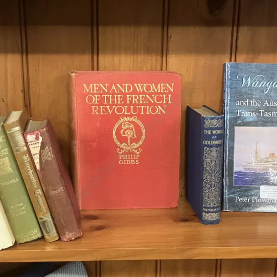 The Miscellaneous Works Of Oliver Goldsmith 1899, Shirley By Charlotte Bronte 1898, Wanganella By Peter Plowman Etc