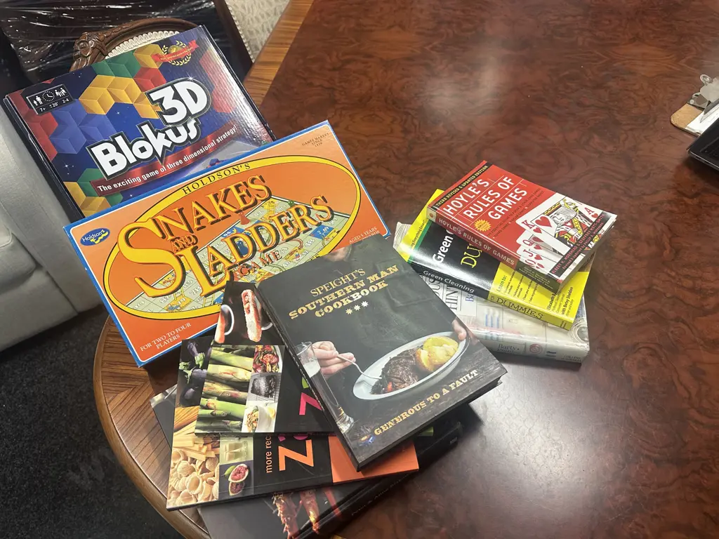 Selection Of Books Including Recipe, Cleaning & Games Image 1++