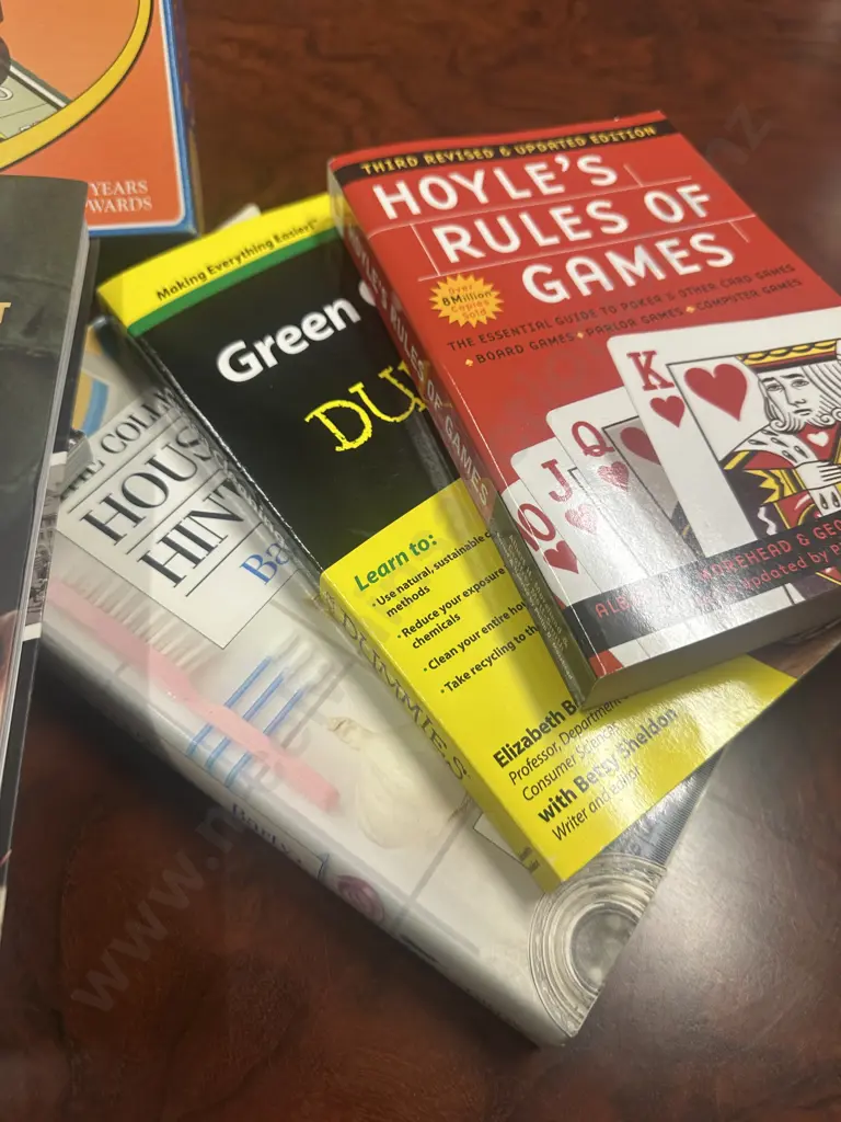 Selection Of Books Including Recipe, Cleaning & Games Image 1++