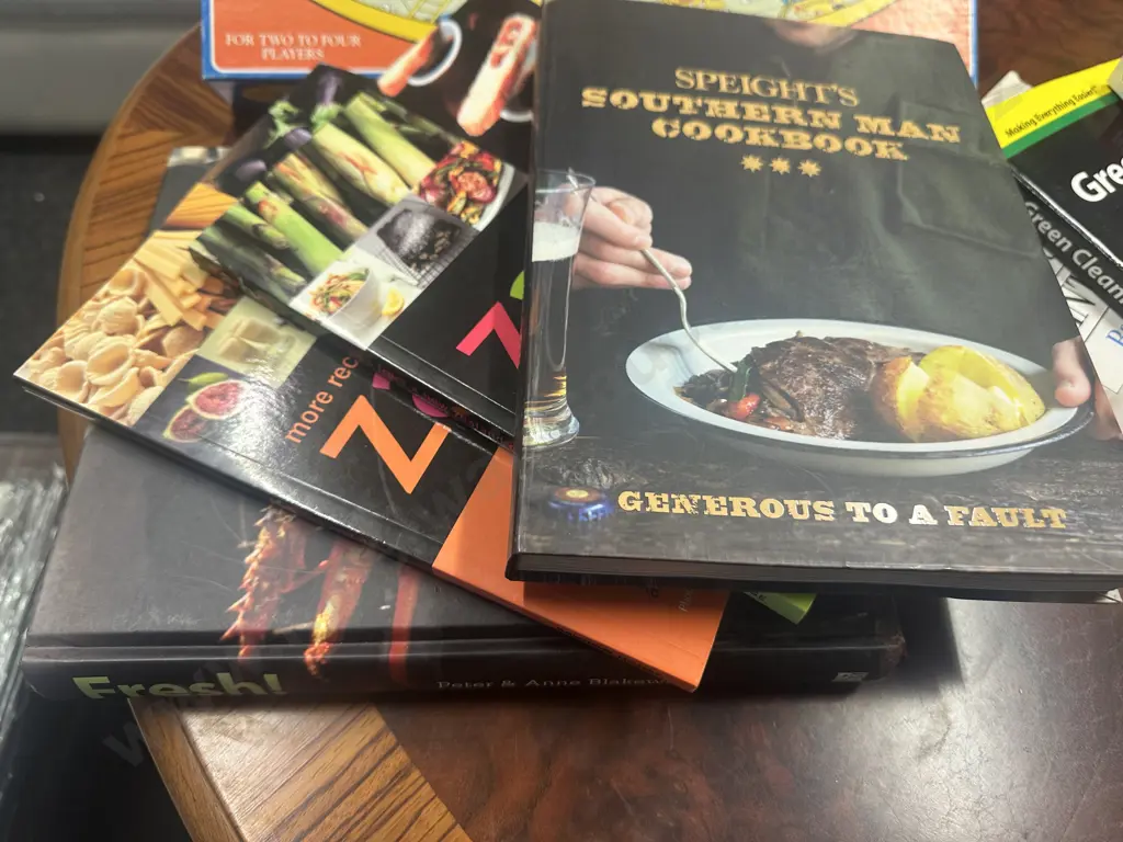 Selection Of Books Including Recipe, Cleaning & Games Image 1++