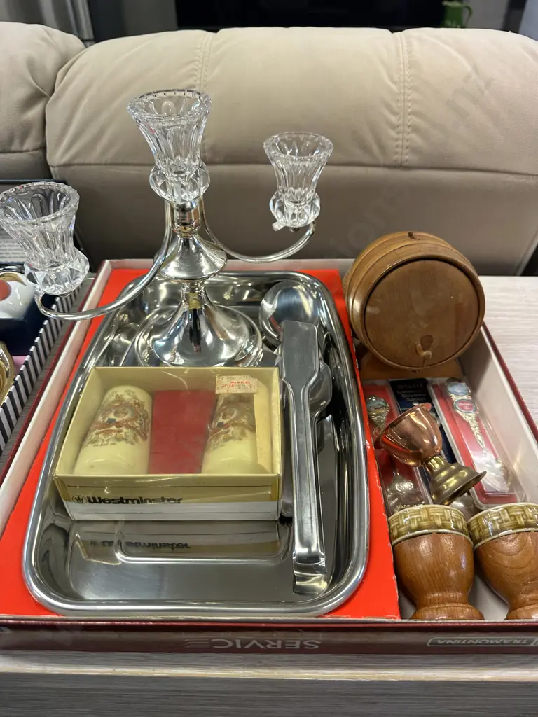 Retro Serving Ware, Candelabra, Egg Cups Etc  Image 1++