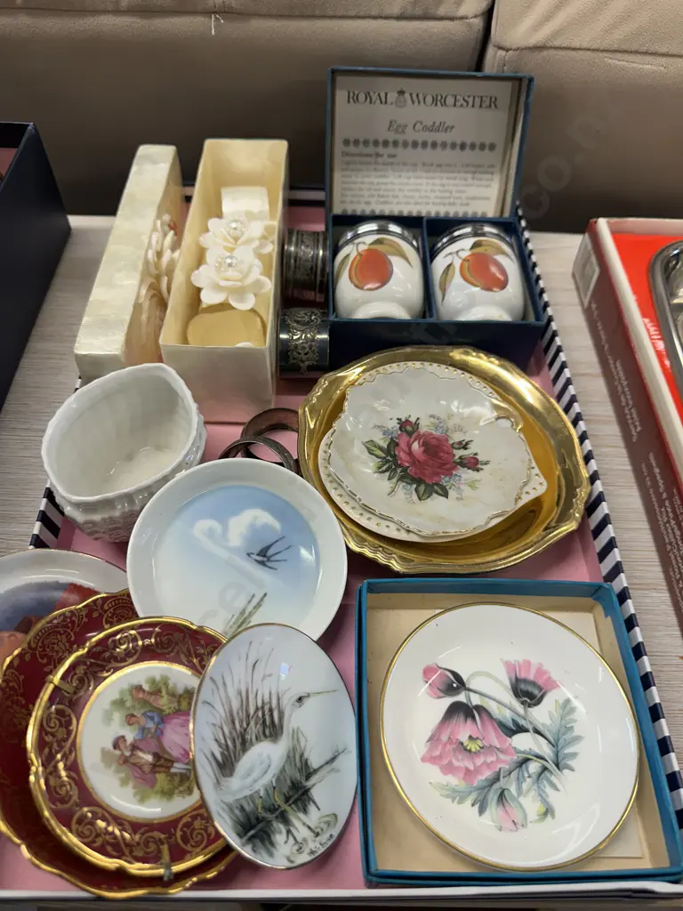 Royal Worcester Egg Coddlers, Napkin Rings, Limoges Etc Image 1++