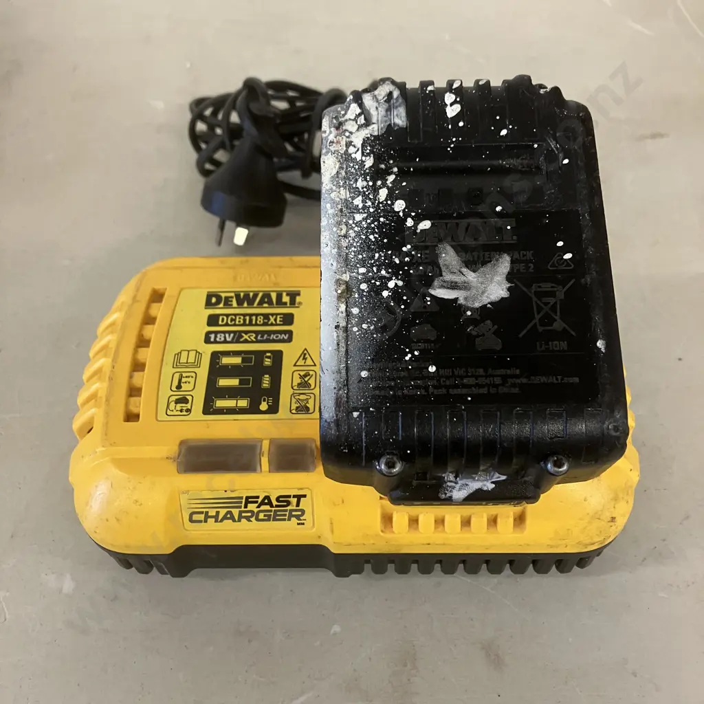 Dewalt DCB118-XE Fast Charger With DeWalt 5.0Ah Battery Image 1++